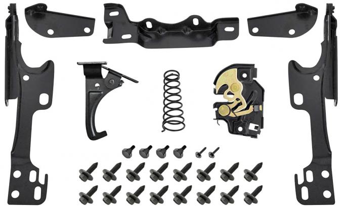 RestoParts Hood Install Set, 1981-87 Regal/GN, w/Hood Latch Assembly RG10445WL