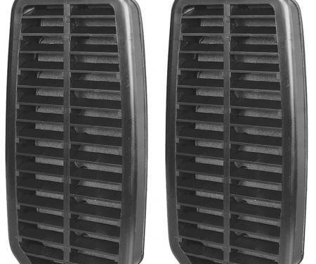 RestoParts Louver, Door Jamb Vent, 1970-72 A-Body/1969-72 Grand Prix, Pair PP00217-PR