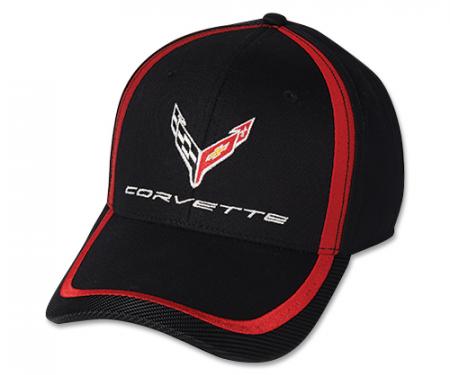 Next Generation Corvette Red Stripe Accent Cap