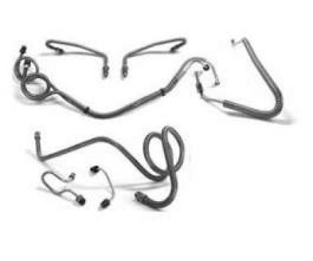 El Camino Full Brake Line Set, Power Disc, OE Steel, 1978-1982