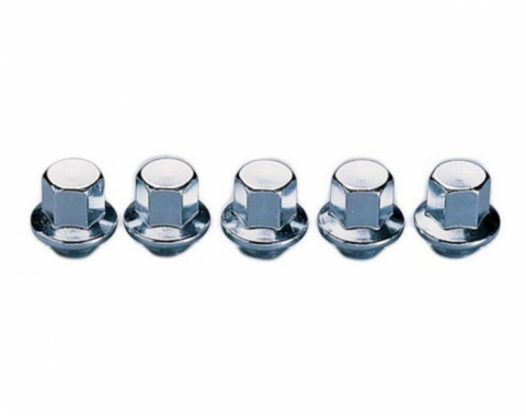 Camaro Corvette Style Aluminum Wheel Lug Nuts, 5-pc