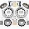 Wilwood Brakes Forged Narrow Superlite 6R Big Brake Front Brake Kit (Hat) 140-12875-DN