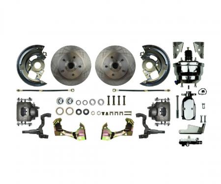 Right Stuff 67-69 GM F/X-Body, Power 8" Booster, Front Disc Brake Conversion Kit AFXDC02CX