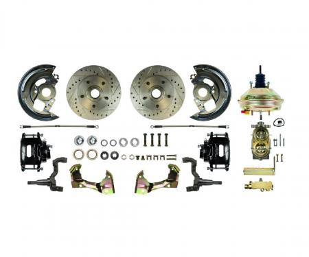 Right Stuff 62-67 Chevy II/X-Body, Power 9" Booster, Front Disc Brake Conversion Kit AFXDC03CS