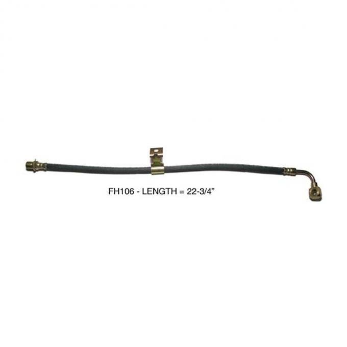 Right Stuff 1973-78 GM Truck, Front Disc Brake Flex Hoses FH106