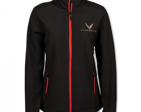 Ladies C8 Corvette Matrix Soft Shell Jacket