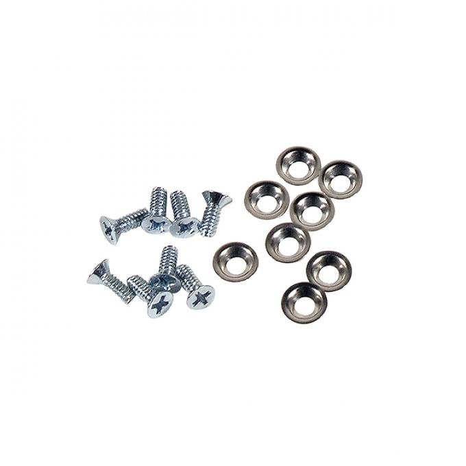 Corvette Convertible Top Pad-Frame Screw Set, 16 Piece, 1963-1967