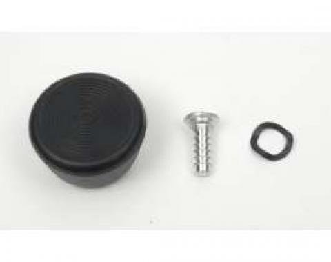 Camaro Window Crank Handle Knob, Black, Door Or Quarter, For Original GM Handles, 1967-1969