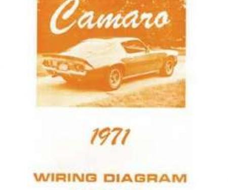 Camaro Wiring Diagram Manual, 1971