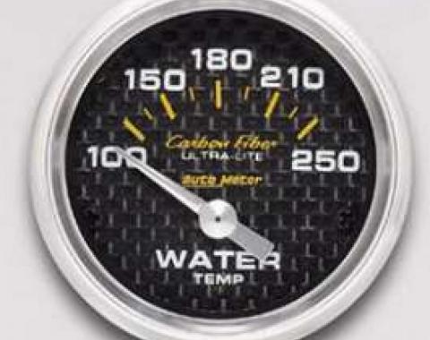 Camaro Water Temperature Gauge, Carbon Fiber Ultra-Lite, AutoMeter