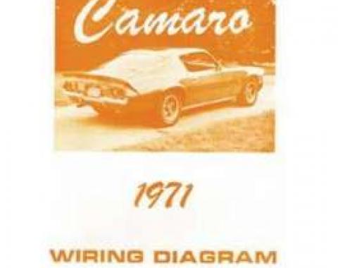 Camaro Wiring Diagram Manual, 1971