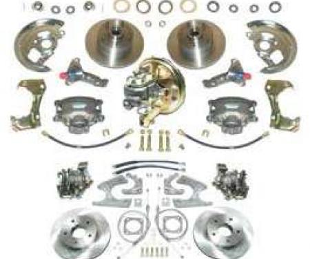 Camaro Power Disc Brake Conversion Kit, Complete, 4-Wheel, 1967-1969