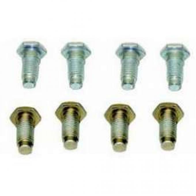 Camaro Seat Belt Anchor Bolt Set, Front & Rear, For Cars Without Shoulder Belts, 1967-1969