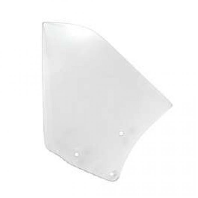 Camaro Quarter Window Glass, Clear, Convertible, Left, 1967-1969