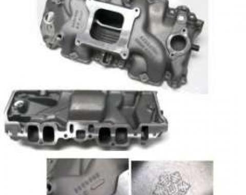 Camaro Intake Manifold, 396/375hp, High Rise, Cast Aluminum, 1967-1968