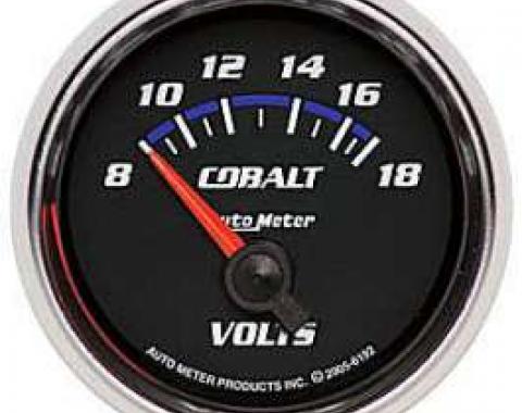 Camaro Voltmeter Gauge, Cobalt, AutoMeter