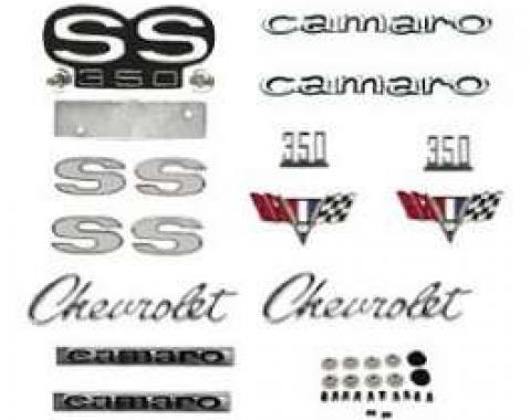 Camaro Emblem Kit, For Super Sport (SS) With 350ci, 1967