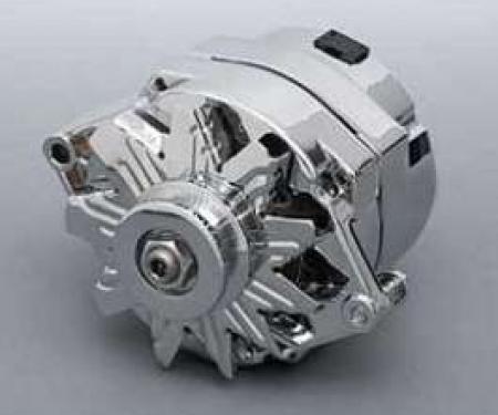 Camaro Powermaster Alternator, 100 AMP Chrome, 1985-1986