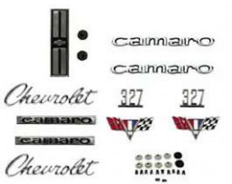 Camaro Emblem Kit, For Cars With Standard Trim (Non-Rally Sport) & 327ci, 1967