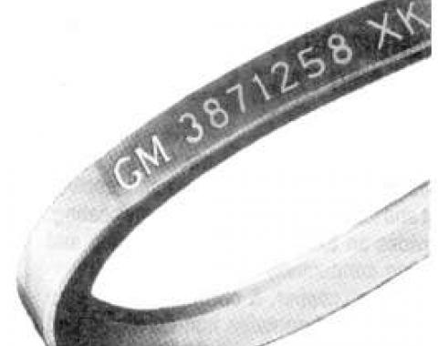 Camaro Power Steering Belt, 350ci, 1967