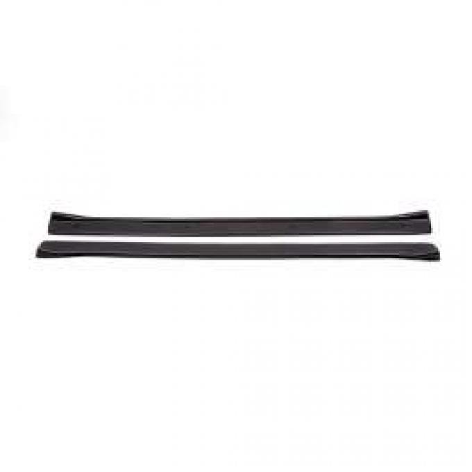 Camaro Door Sill Plates, Carbon Fiber Look, ABS, 1967-1969