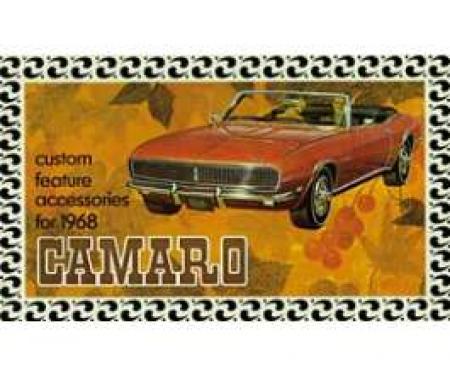 Camaro Custom Feature Accessories Booklet, 1968