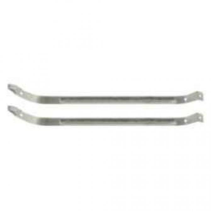 Camaro Gas Tank Mounting Straps, Stainless Steel, 1974-1975