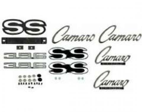 Camaro Emblem Kit, For Super Sport (SS) With 396ci & Rally Sport (RS) Package, 1968