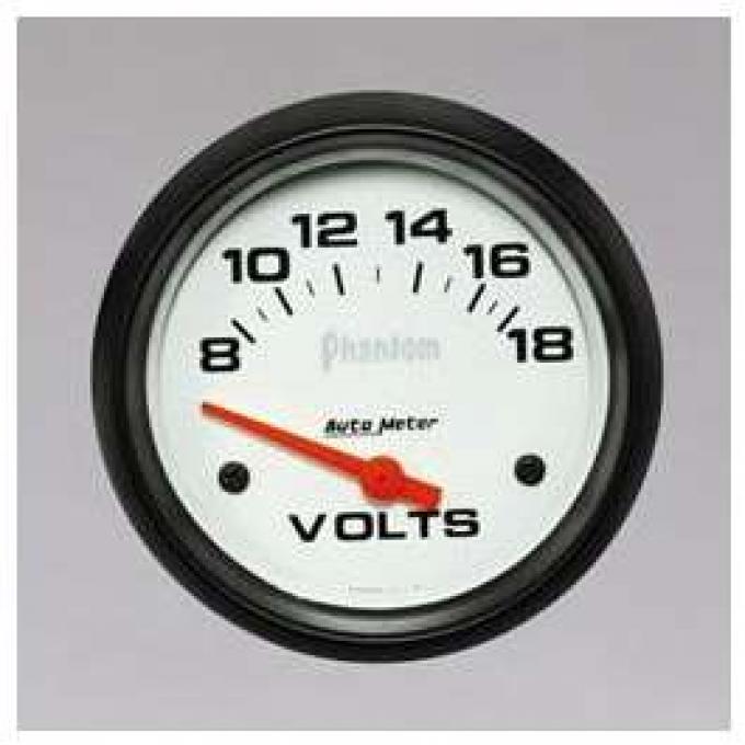 Camaro Voltmeter Gauge, Phantom, AutoMeter