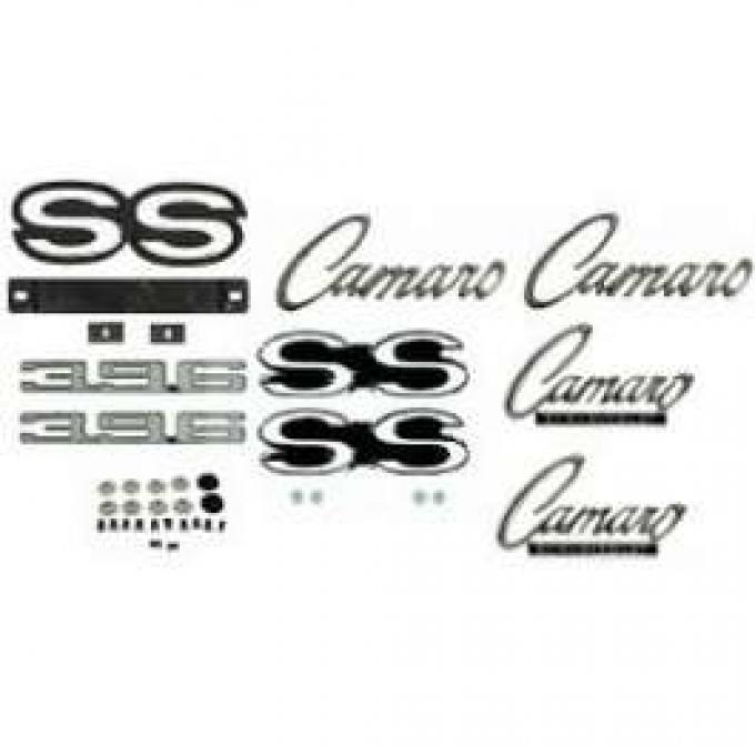 Camaro Emblem Kit, For Super Sport (SS) With 396ci & Rally Sport (RS) Package, 1968