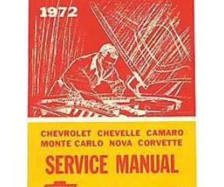 Camaro Service & Shop Manual, 1972