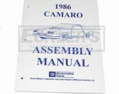 Camaro Factory Assembly Manual, 1986