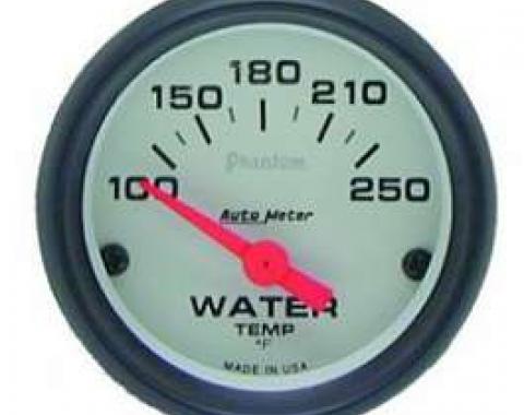 Camaro Water Temperature Gauge, Phantom Series, AutoMeter, 1967-1969