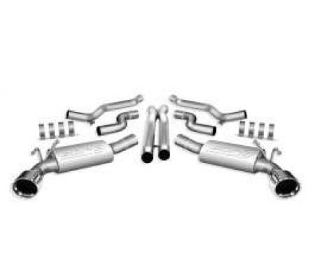 Camaro Exhaust System, Borla S Type Cat-Back With Tips, 6.2L, 2010-2013