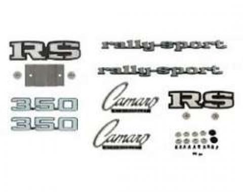 Camaro Emblem Kit, For Rally Sport (RS) With 350ci, 1969