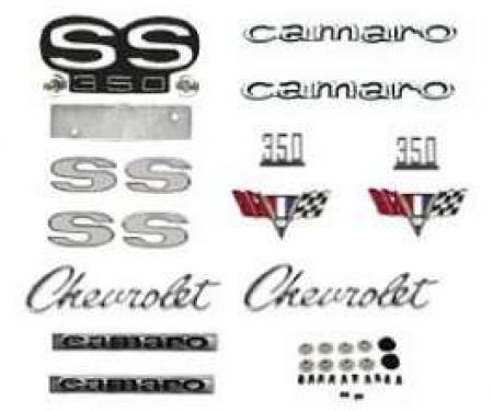 Camaro Emblem Kit, For Super Sport (SS) With 350ci, 1967