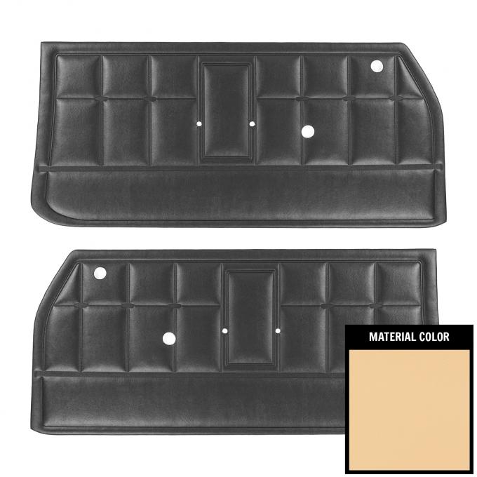 PUI Interiors 1966-67 Chevrolet Corvair Fawn Front Door Panels 66RD22