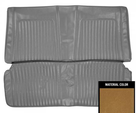 PUI Interiors 1967 Chevrolet Camaro Hardtop Standard Gold Rear Bench Seat Cover 67FS43C