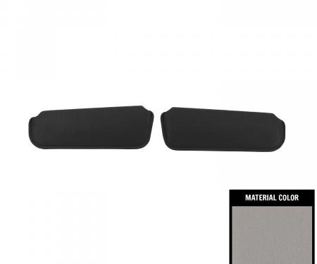 PUI Interiors 1982-1992 Camaro/Firebird T-Top/Covertible Gray Sun Visors 82FV06T