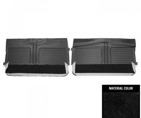 PUI Interiors 1966 Oldsmobile Cutlass Holiday Black Front Door Panels 66CD10