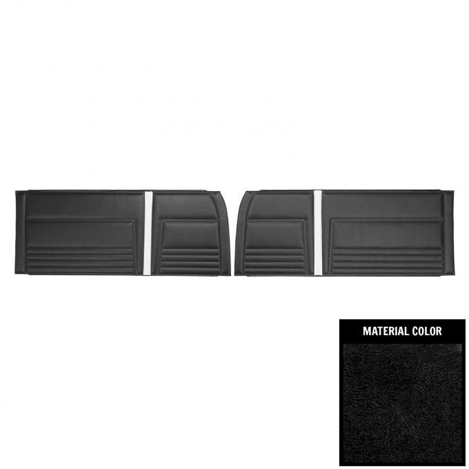 PUI Interiors 1967 Chevrolet Nova/SS Black Front Door Panels D290