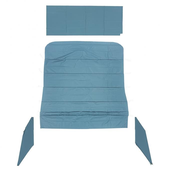 PUI Interiors 1966-1967 Chevrolet Nova Bright Blue Basketweave Headliner 66XH106A