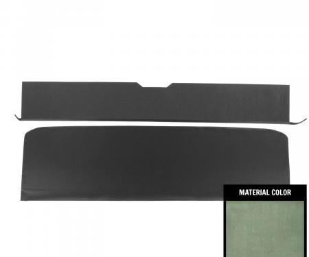 PUI Interiors 1969-1970 GM A-Body Convertible Dark Metallic Green Rear Seat Trim Panels 68AS24VB