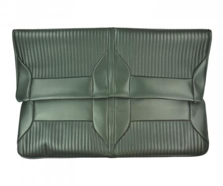 PUI Interiors 1968 Oldsmobile Cutlass Holiday/"S" Hardtop Black Rear Bench Seat Cover 68CS10C