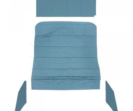 PUI Interiors 1966-1967 Chevrolet Nova Bright Blue Basketweave Headliner 66XH106A