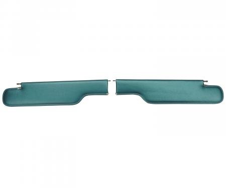 PUI Interiors 1968-1972 Chevelle/GTO/Lemans/Cutlass/Skylark Convertible Medium Blue Sun Visors SV417V