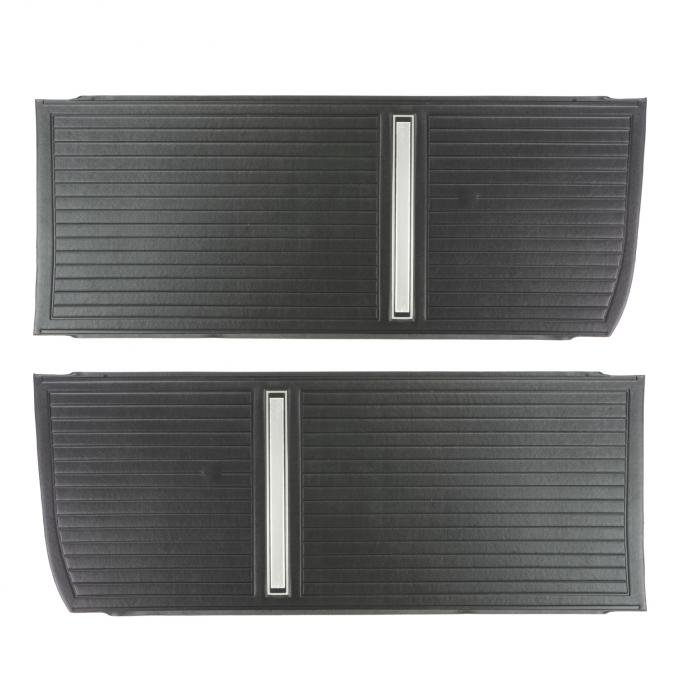 PUI Interiors 1966 Chevrolet Nova Black Front Door Panels D270