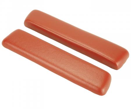 PUI Interiors 1965-1966 GTO/Tempest Metallic Red Front Arm Rest Pads ARP1-08