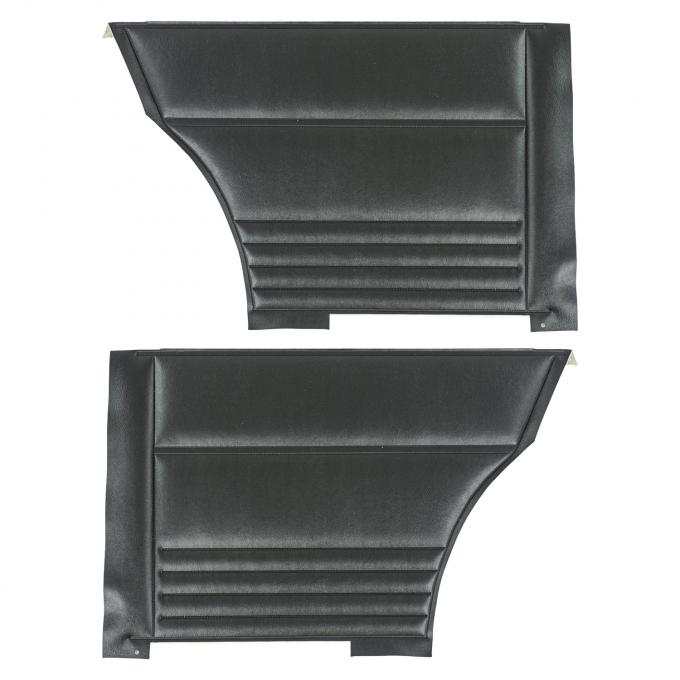 PUI Interiors 1967 Chevrolet Nova/SS Hardtop Black Rear Door Panels D290C