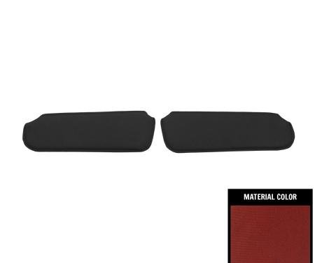 PUI Interiors 1982-1992 Camaro/Firebird Red Sun Visors 82FV07